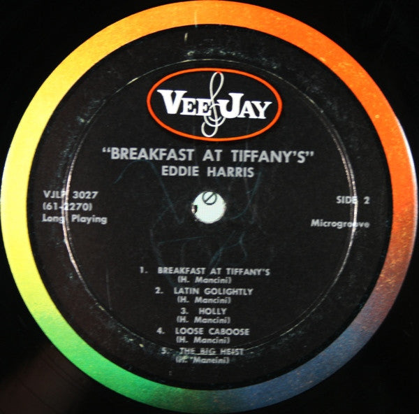 Eddie Harris : Jazz For "Breakfast At Tiffany's" (LP, Album, Mono)