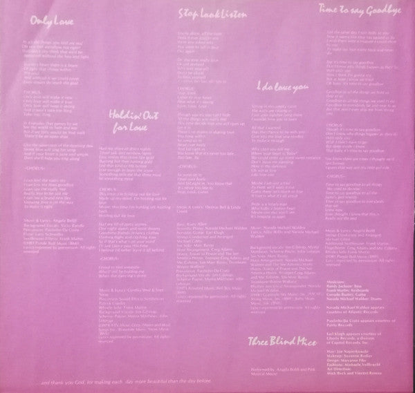 Angela Bofill : Something About You (LP, Album, EMW)