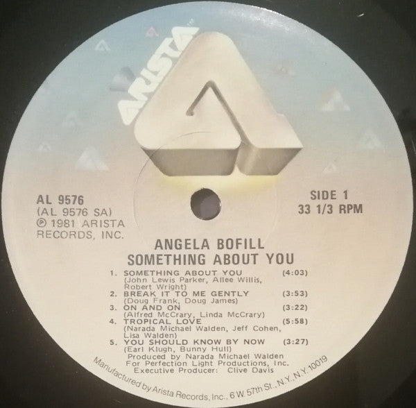 Angela Bofill : Something About You (LP, Album, EMW)