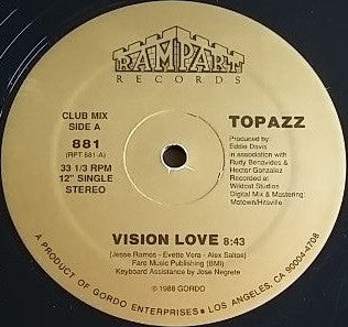 Topazz (2) : Vision Love (12", Single)
