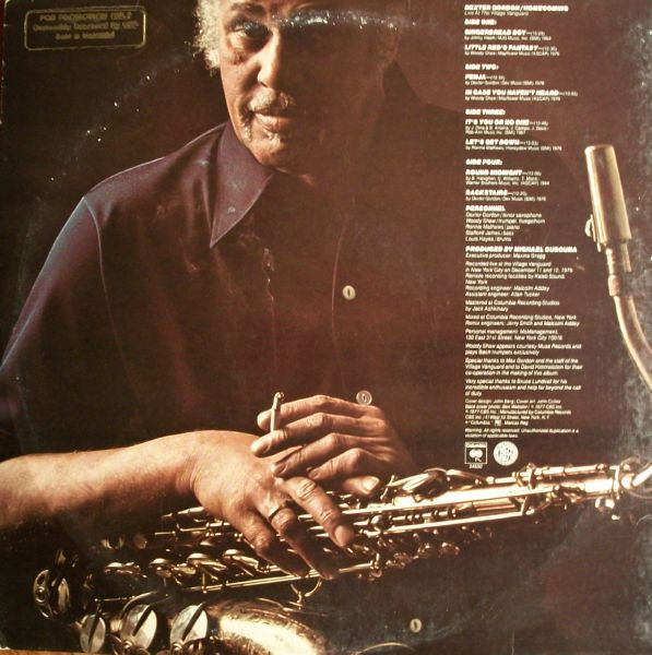 Dexter Gordon : Homecoming - Live At The Village Vanguard (2xLP, Album, Promo)