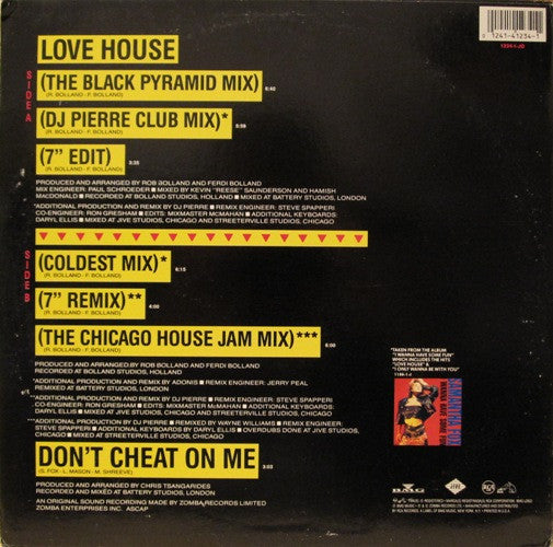 Samantha Fox : Love House (12", Promo)