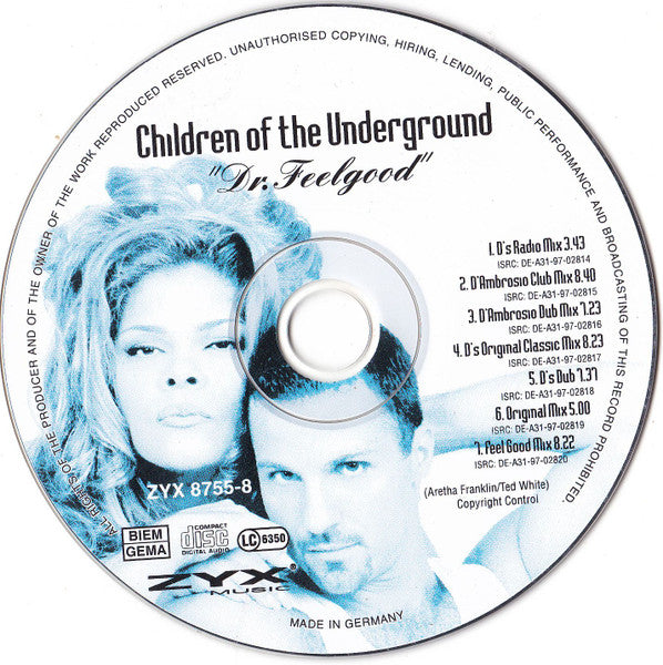 Children Of The Underground : Dr. Feelgood (CD, Maxi)