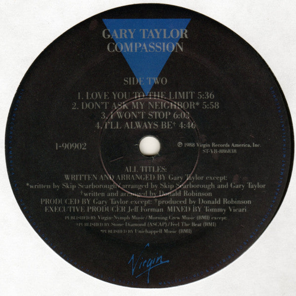 Gary Taylor : Compassion (LP, Album)