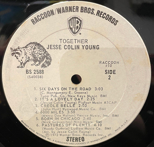 Jesse Colin Young : Together (LP, Album, Ter)