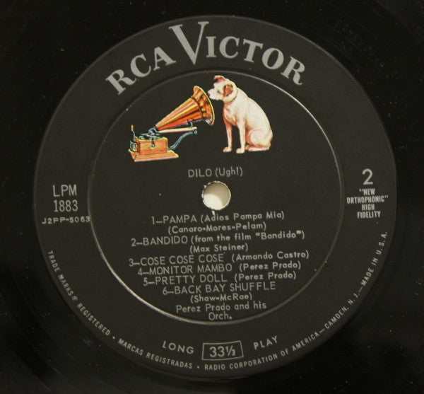 Perez Prado And His Orchestra : Dilo (Ugh!) (LP, Album, Mono)