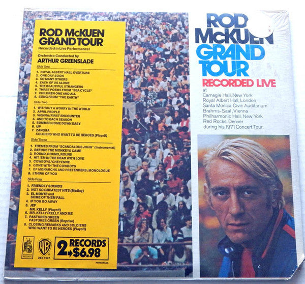 Rod McKuen : Grand Tour (Recorded Live) (2xLP, Album, Gat)