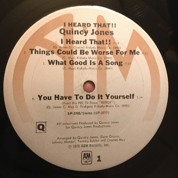 Quincy Jones : I Heard That!! (2xLP, Album, Ter)