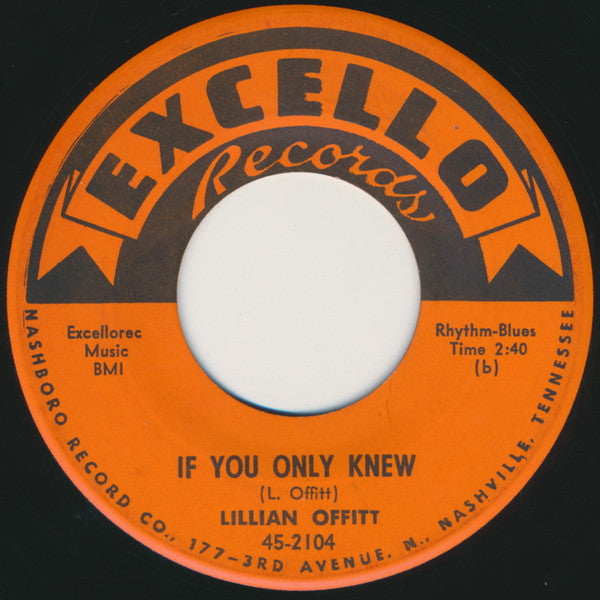 Lillian Offitt : Miss You So / If You Only Knew (7", Single)