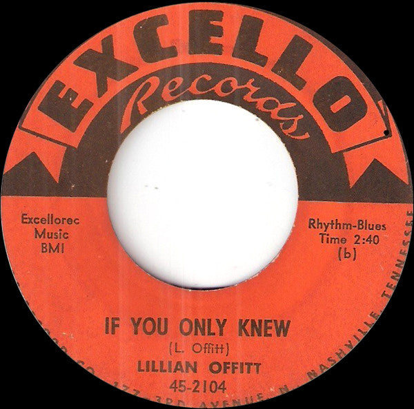 Lillian Offitt : Miss You So / If You Only Knew (7", Single)