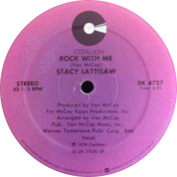 Stacy Lattisaw : Rock With Me / When You're Young And In Love (12", Maxi)
