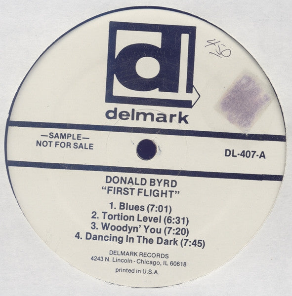Donald Byrd : First Flight (LP, Album, Promo, RE)