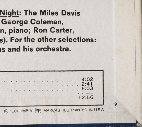 Miles Davis : Quiet Nights (LP, Album)