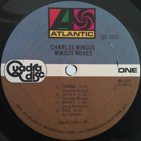 Charles Mingus : Mingus Moves (LP, Album, Quad)