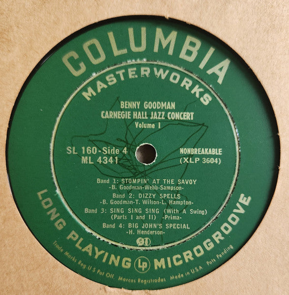 Benny Goodman : The Famous 1938 Carnegie Hall Jazz Concert (2xLP, Mono, RE + Box)