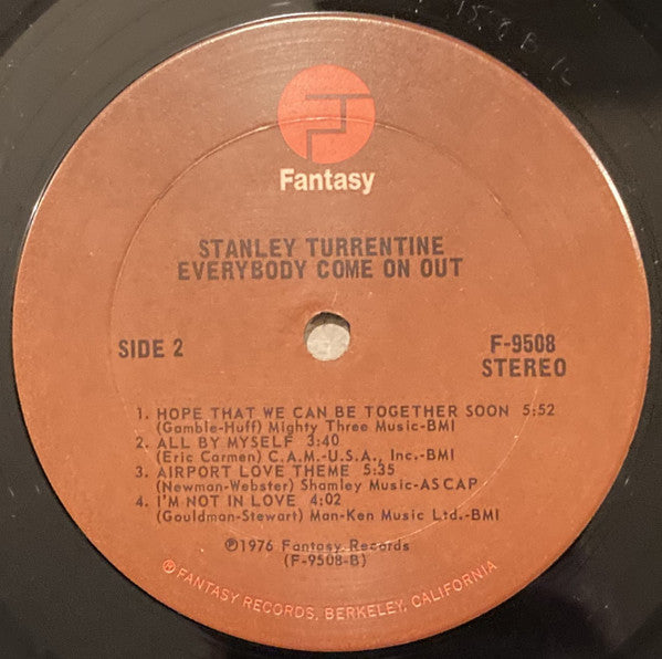 Stanley Turrentine : Everybody Come On Out (LP, Album, San)