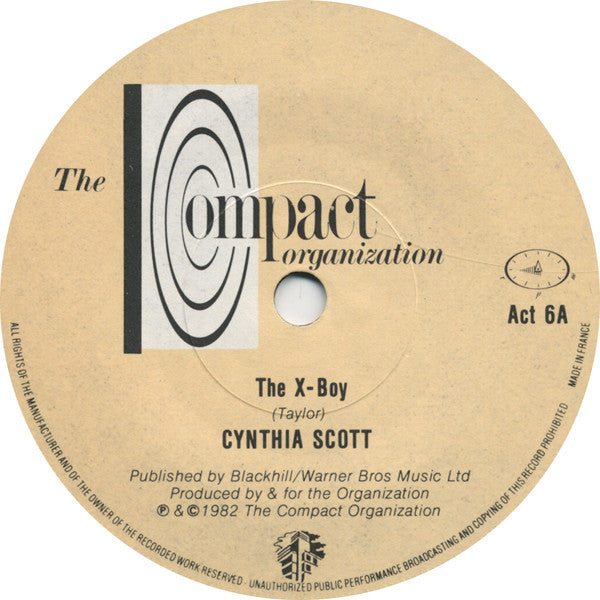 Cynthia Scott : The X-Boy (7", Single)