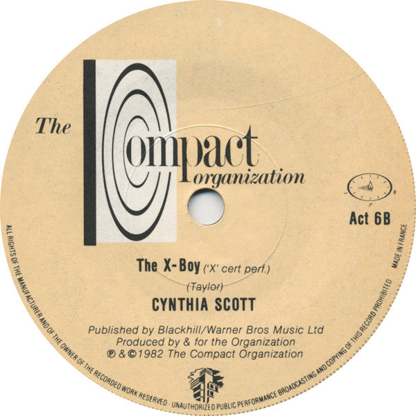 Cynthia Scott : The X-Boy (7", Single)