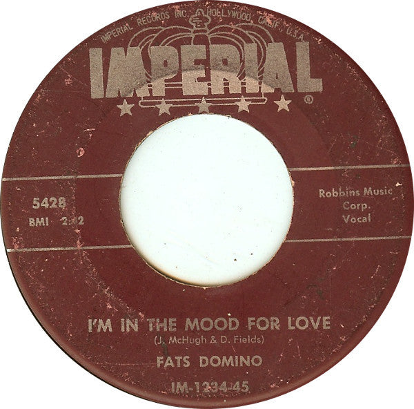 Fats Domino : I'm Walkin' / I'm In The Mood For Love (7", Single)