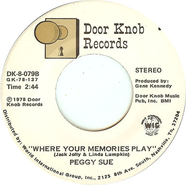 Peggy Sue (2) : How I Love You In The Morning (7")