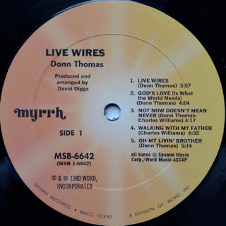 Donn Thomas : Live Wires (LP, Album)
