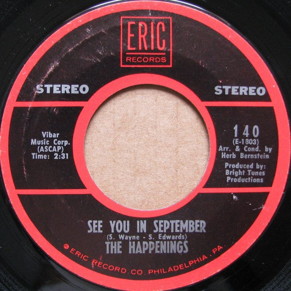 The Happenings : Go Away Little Girl / See You In September (7")