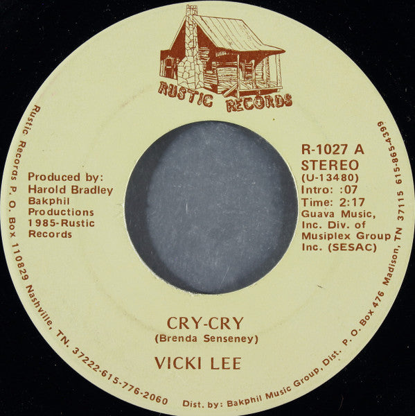 Vicki Lee (2) : Cry-Cry (7")