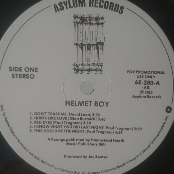 Helmet Boy : Helmet Boy (LP, Album, Promo)