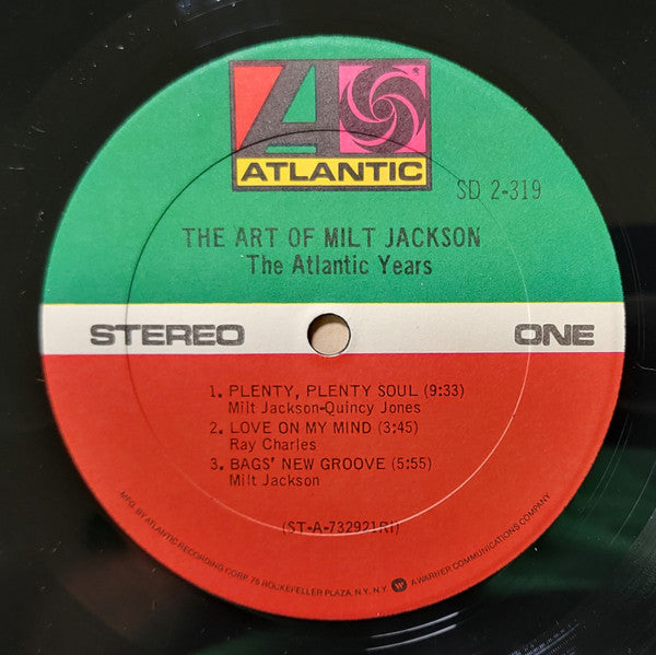 Milt Jackson : The Art Of Milt Jackson - The Atlantic Years (2xLP, Comp, Gat)