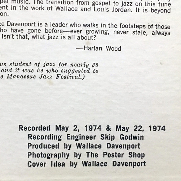 Wallace Davenport : Sweet Georgia Brown (LP, Album)