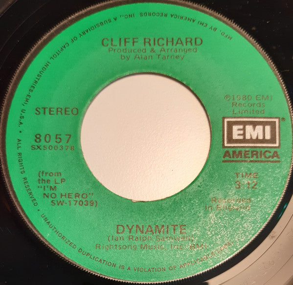 Cliff Richard : Dreaming / Dynamite (7")