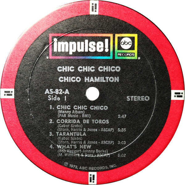 Chico Hamilton : Chic* Chic Chico (LP, Album, RE, Gat)