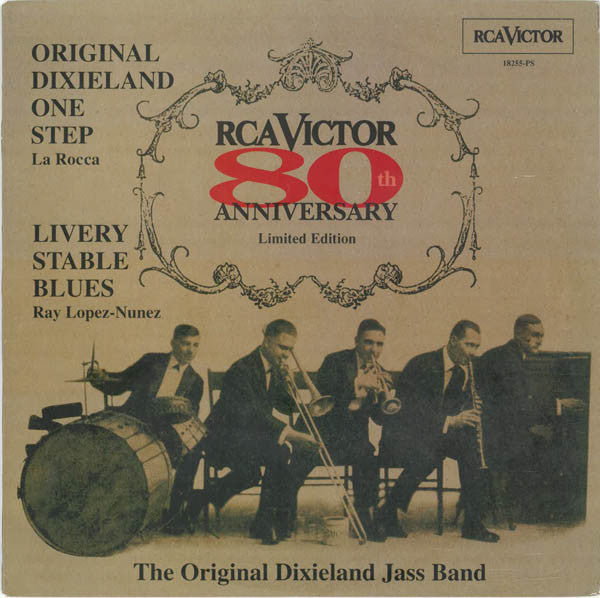 Original Dixieland 'Jass' Band* : Livery Stable Blues / Original Dixieland One Step (10", Ltd, Promo, RE)