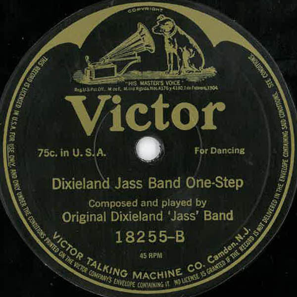 Original Dixieland 'Jass' Band* : Livery Stable Blues / Original Dixieland One Step (10", Ltd, Promo, RE)