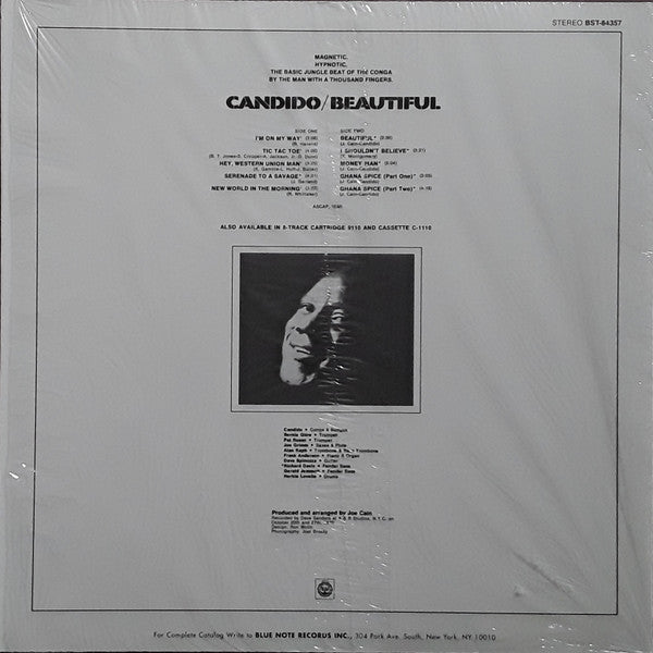 Candido : Beautiful (LP, Album, RE, Sco)