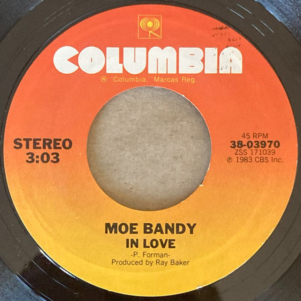 Moe Bandy : Let's Get Over Them Together (7", Single, Styrene, Car)