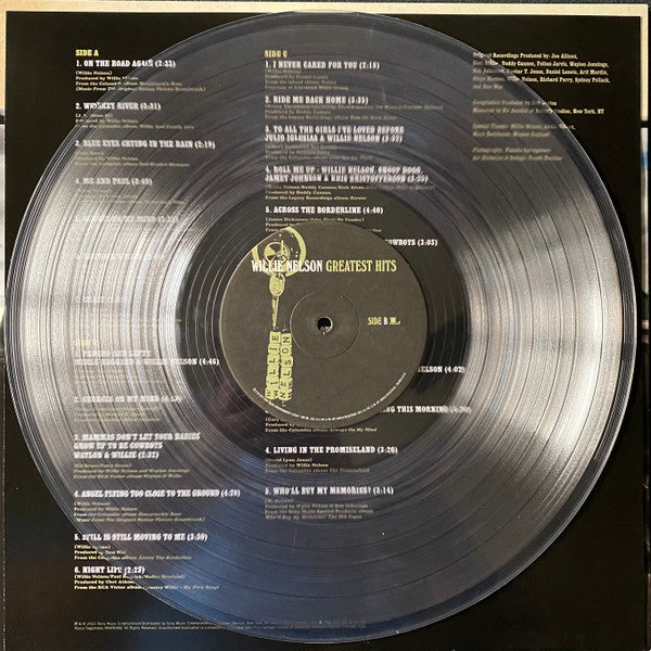 Willie Nelson : Greatest Hits (2xLP, Comp, Cle)