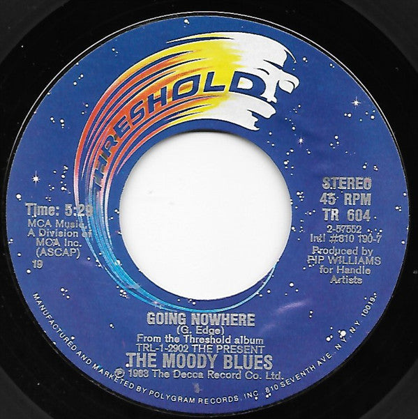 The Moody Blues : Sitting At The Wheel (7", Styrene, 19 )