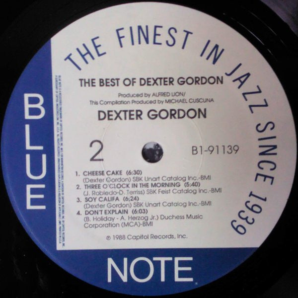 Dexter Gordon : The Best Of Dexter Gordon (LP, Comp)