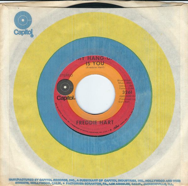 Freddie Hart : My Hang-Up Is You / Big Bad Wolf (7", Single, Jac)