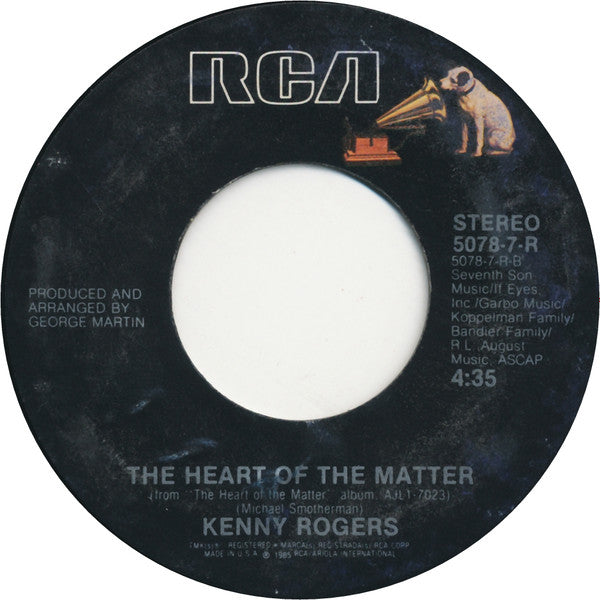 Kenny Rogers : Twenty Years Ago (7", Single, Styrene, Ind)