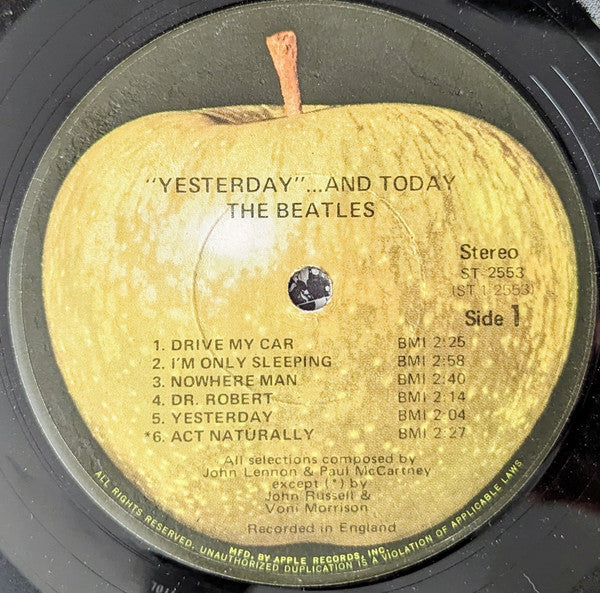 The Beatles : Yesterday And Today (LP, Album, Comp, RE, Los)