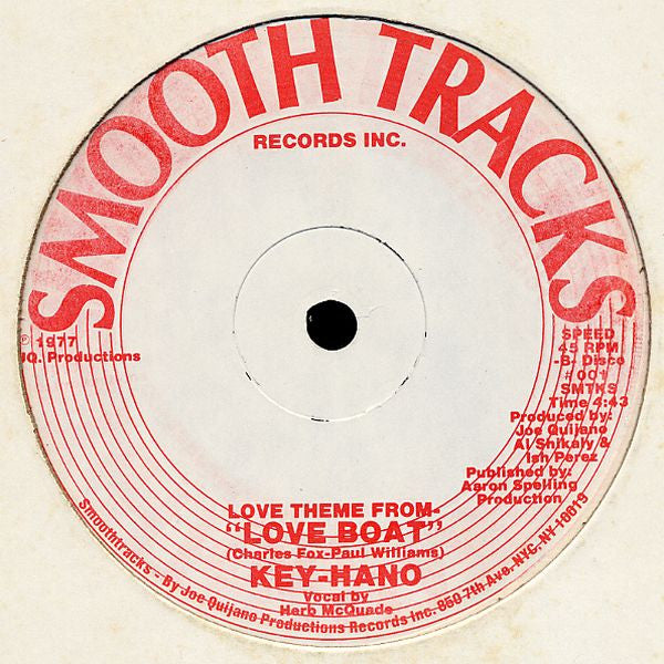 Key-Hano : Love Theme From Love Boat (12")