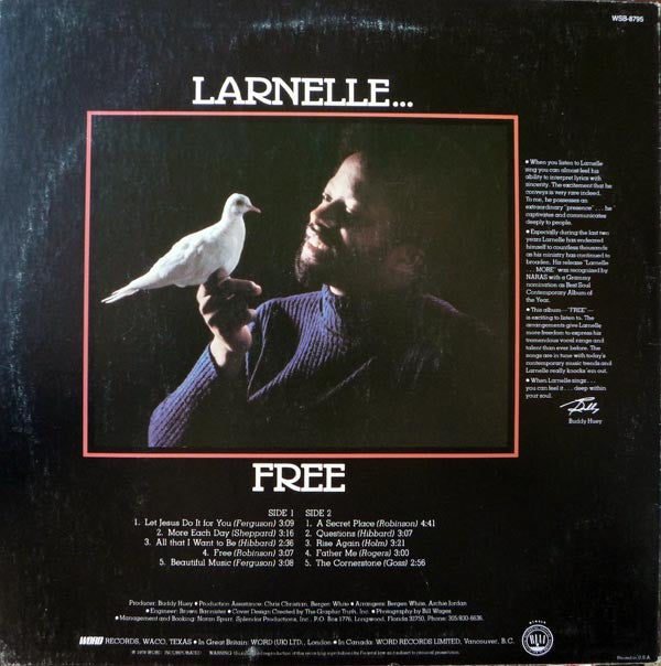 Larnelle* : Free (LP, Album)