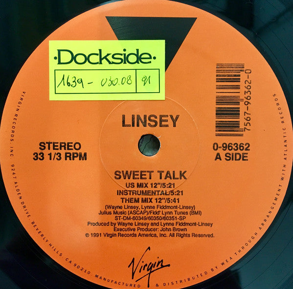 Linsey : Sweet Talk (12")
