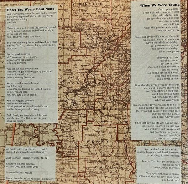 Antti Kajander : Driving To Tuscaloosa (LP, Album)