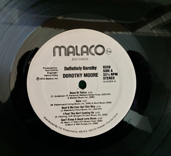 Dorothy Moore : Definitely Dorothy (LP, Album)