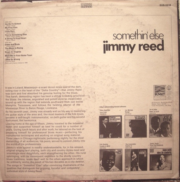 Jimmy Reed : Somethin' Else (LP, Comp)