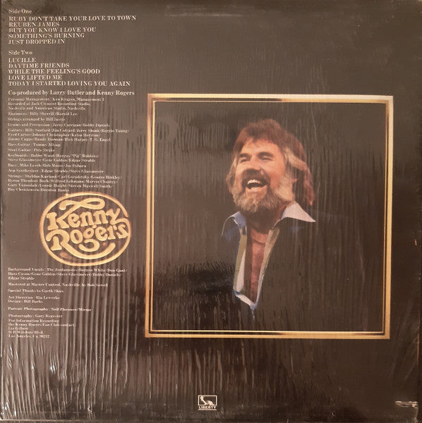 Kenny Rogers : Ten Years Of Gold (LP, Album, Comp, RE)