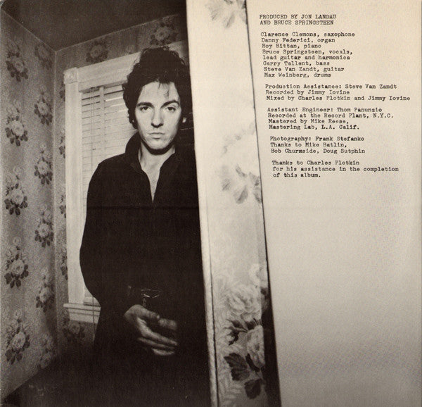 Bruce Springsteen : Darkness On The Edge Of Town (LP, Album, Ter)